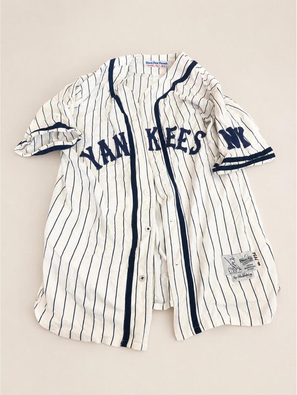 Ebbets Field Flannel Yankees #5 Joe DiMaggio Button up XXL